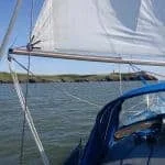 Asile approaching Wicklow Head
